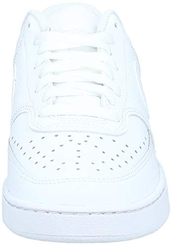 Nike Men's Court Vision Low Sneaker, White/Whiteblack, 9.5 Regular US
