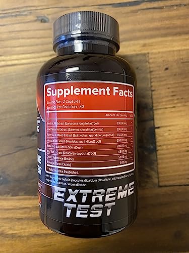 Influx Inspire Testosterone Booster for Men - Test Booster for Stamina, Endurance & Strength - 60 Capsules