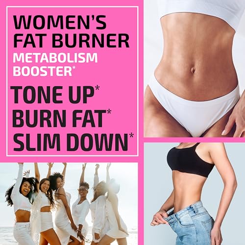Fat Burners For Women | Weight Loss Pills for Women Belly Fat | Raspberry Ketones | Appetite Suppressant & Metabolism Booster | Back Fat Reducer & Bloating Relief | Diet Pills for Fast Result 60 Ct