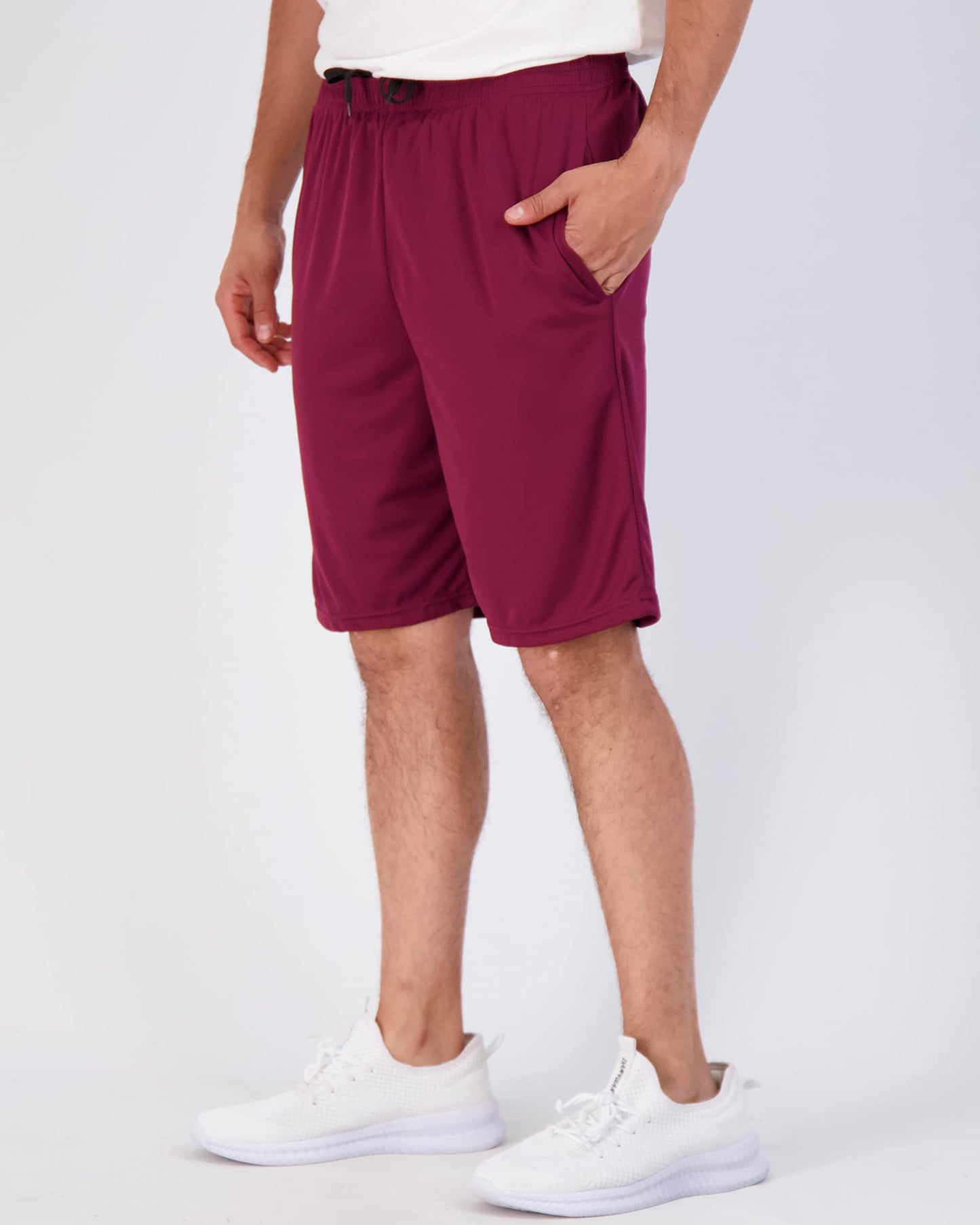 Real Essentials Mens Mesh Shorts Active Wear Athletic Short Men Basketball Pockets Workout Gym Soccer Running Summer Fitness Quick Dry Casual Clothes Sport Training Hiking, Set 7, S,Pack of 5