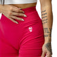 Gymreapers Infinity Seamless Workout Shorts High Waist Biker Shorts for Women Athletic Gym Running Pilates Yoga Sport Short (Medium, Miami Pink)