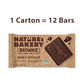 Nature’s Bakery Double Chocolate Brownie Bars, Whole Grains, Dates, and Cocoa, Plant Based, Dairy-Free, Snack Bar, 1 box with 12 Twin Packs (12 Twin Packs)