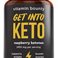 Vitamin Bounty Get Into Keto Pills - Premium Raspberry Ketones, Promotes Ketosis for Women and Men, Supports Keto Diet, Green Tea, Boosts Energy, Non-GMO - 60 Capsules