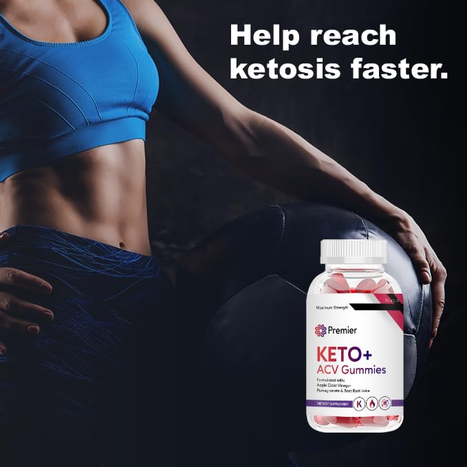 kivus Premier Keto Gummies - Premier Keto + ACV Gummies (Single, 60 Gummies)