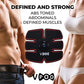 VPOD Wireless Tens Unit Muscle Stimulator Electrode Pads for Abs Strength and Abdominal Definition - Large- Pod Sold Separately