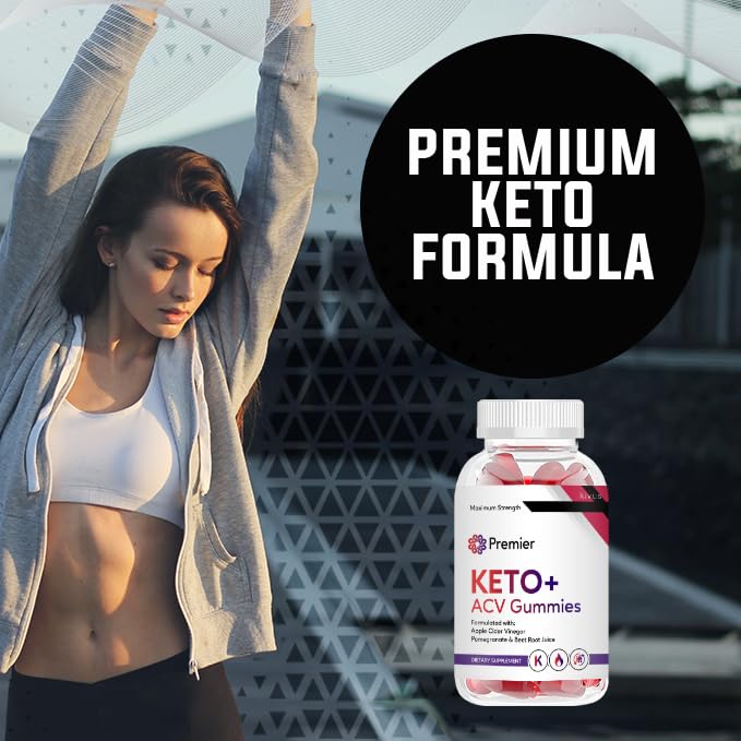 kivus Premier Keto Gummies - Premier Keto + ACV Gummies (Single, 60 Gummies)