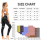 GAYHAY High Waisted Leggings for Women - Soft Opaque Slim Tummy Control Printed Pants for Running Cycling Yoga
